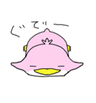 ぴんくのぺんぎん。（個別スタンプ：14）