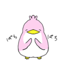 ぴんくのぺんぎん。（個別スタンプ：16）