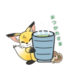 羽耳きちゅねと小っこいリス（個別スタンプ：3）