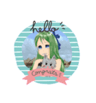 Surreal stamp and cute girl（個別スタンプ：6）