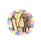 Surreal stamp and cute girl（個別スタンプ：8）