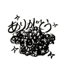 もっちり黒プー2（個別スタンプ：2）