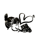 もっちり黒プー2（個別スタンプ：7）