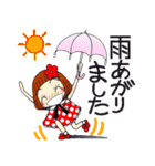 ひま子ちゃん200 雨の日・大雨・台風（個別スタンプ：40）