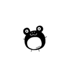 くろしろかえる。（個別スタンプ：3）