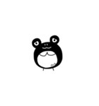 くろしろかえる。（個別スタンプ：4）