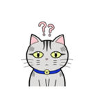 サバトラ猫と話そう（個別スタンプ：4）