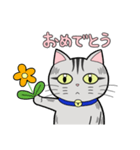 サバトラ猫と話そう（個別スタンプ：11）