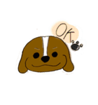 キャバリアのショートくん（個別スタンプ：1）