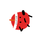 リンゴ人間（個別スタンプ：7）