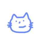 無？表情 ねこ（個別スタンプ：2）