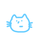 無？表情 ねこ（個別スタンプ：3）