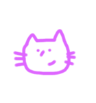 無？表情 ねこ（個別スタンプ：5）