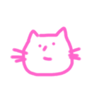 無？表情 ねこ（個別スタンプ：6）