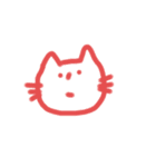 無？表情 ねこ（個別スタンプ：7）
