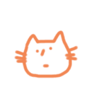 無？表情 ねこ（個別スタンプ：8）