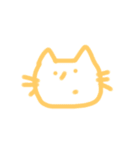無？表情 ねこ（個別スタンプ：9）