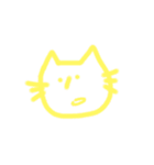 無？表情 ねこ（個別スタンプ：10）