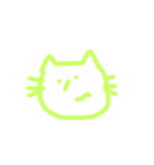 無？表情 ねこ（個別スタンプ：11）