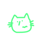 無？表情 ねこ（個別スタンプ：12）