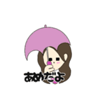 現場のカレカノちゃん（個別スタンプ：35）