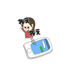 現場のカレカノちゃん（個別スタンプ：40）