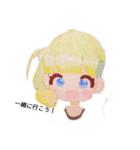 アイドル女子スタンプ（個別スタンプ：1）