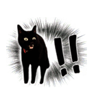 黒猫くろえさん（個別スタンプ：9）