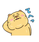 ぽっちゃりねこのスタンプ（個別スタンプ：6）