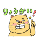 ぽっちゃりねこのスタンプ（個別スタンプ：30）