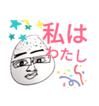 ええ事言うやん。変な顔で。セカンド（個別スタンプ：15）
