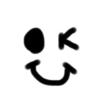 顔文字のmozi（個別スタンプ：4）