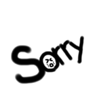 顔文字のmozi（個別スタンプ：16）