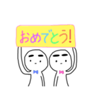 まゆげ。（個別スタンプ：28）