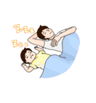 赤ちゃんとお父さん（個別スタンプ：13）