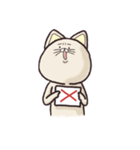 まゆげにゃんこ（個別スタンプ：2）