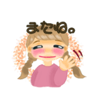 ウツなあなたを励ましたいおんなのこ（個別スタンプ：14）