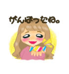 ウツなあなたを励ましたいおんなのこ（個別スタンプ：24）