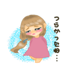 ウツなあなたを励ましたいおんなのこ（個別スタンプ：25）