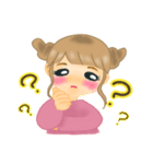 ウツなあなたを励ましたいおんなのこ（個別スタンプ：26）