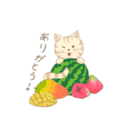 台湾満喫の旅女子と猫（個別スタンプ：3）