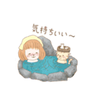台湾満喫の旅女子と猫（個別スタンプ：11）
