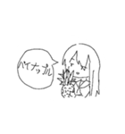 マウスで描いたスタンプ（個別スタンプ：6）