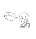 マウスで描いたスタンプ（個別スタンプ：10）