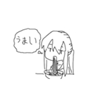 マウスで描いたスタンプ（個別スタンプ：13）