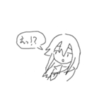 マウスで描いたスタンプ（個別スタンプ：32）