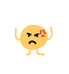 黄色いまる（個別スタンプ：4）