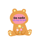 ラブスペイン語！ Spanish kawaii stickers（個別スタンプ：5）