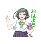 七穂高校オカルト研究部2（個別スタンプ：1）