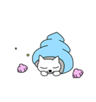 夏休みネコ（個別スタンプ：14）